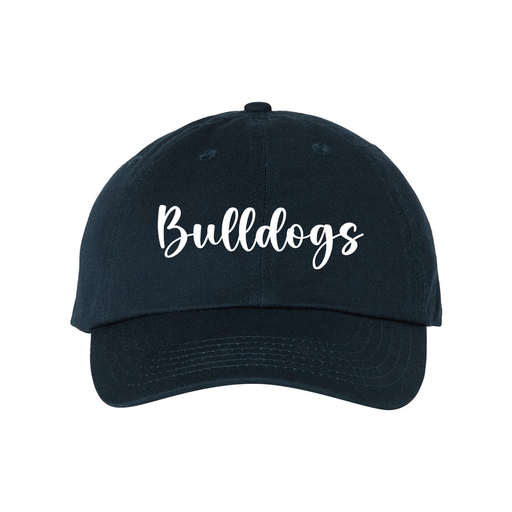 Cursive Bulldogs Dad Hat