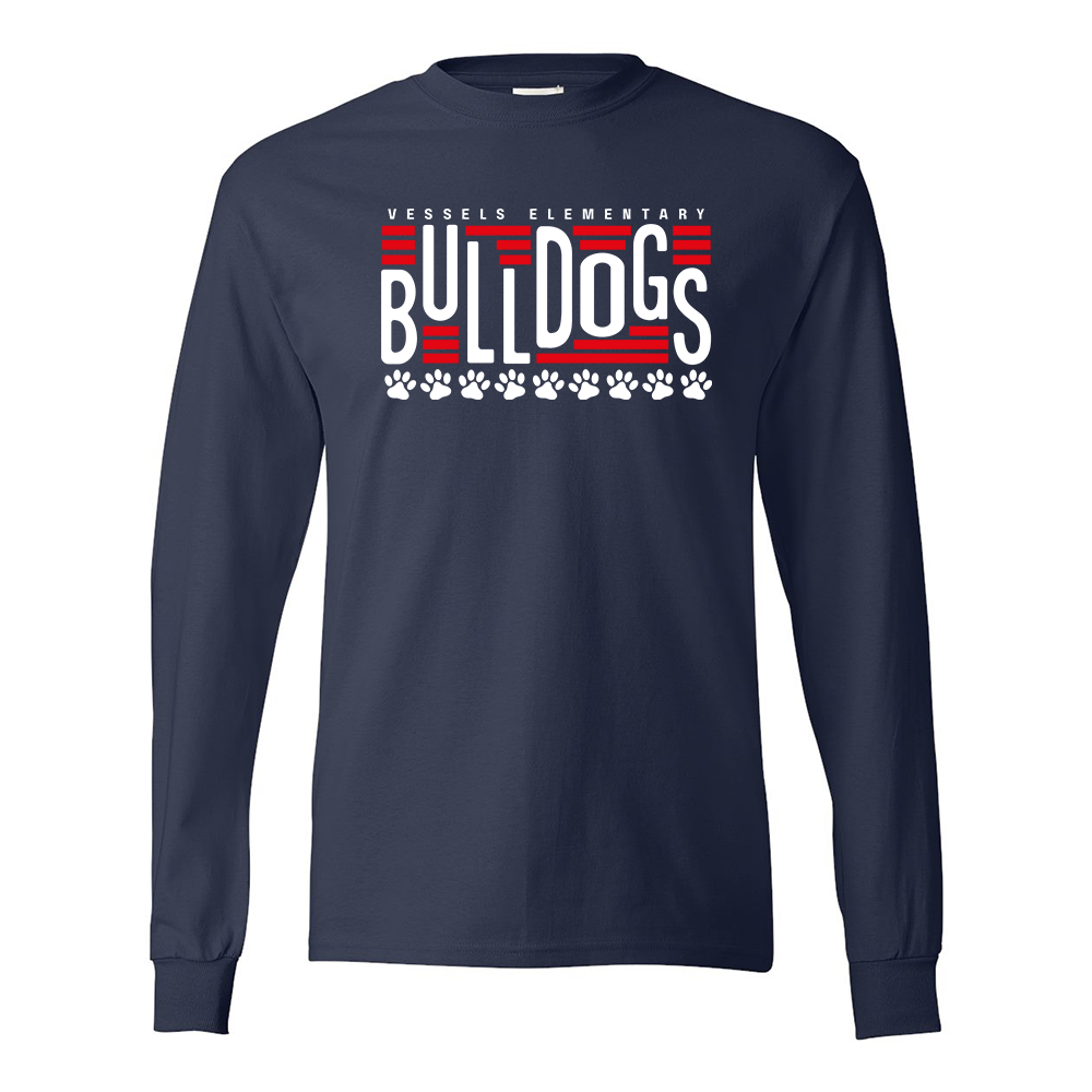 Bulldog Heights Cotton Long Sleeve Tee