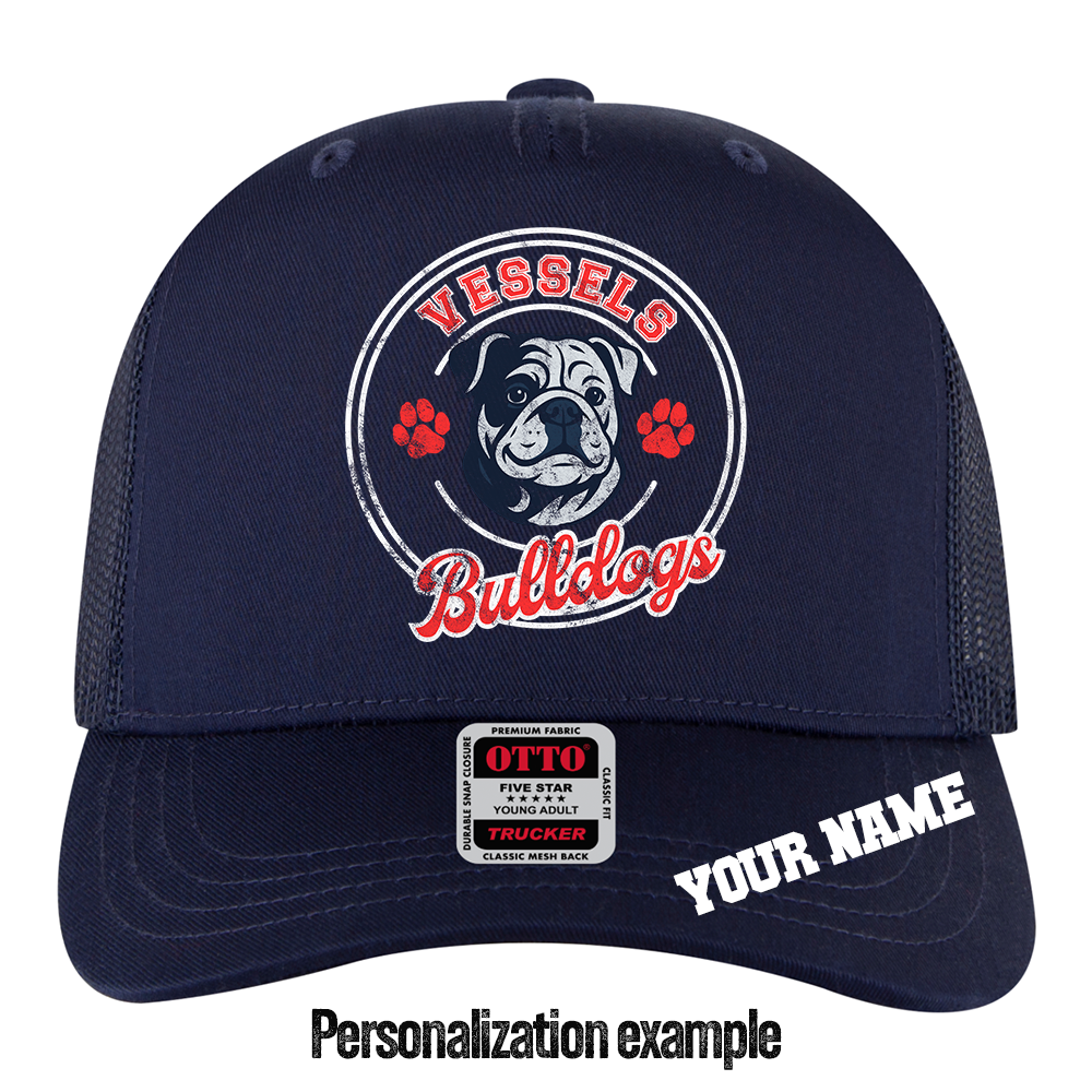 Bulldog Stamp Trucker Hat