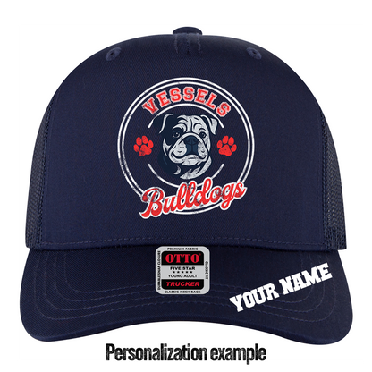 Bulldog Stamp Trucker Hat